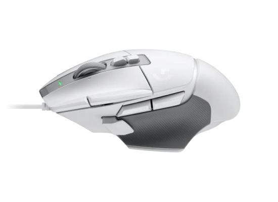 Logitech G502 X Wired Gaming Mouse - LIGHTFORCE hybrid optical-mechanical primary switches, HERO 25K gaming sensor, compatible with PC - macOS/Windows - White